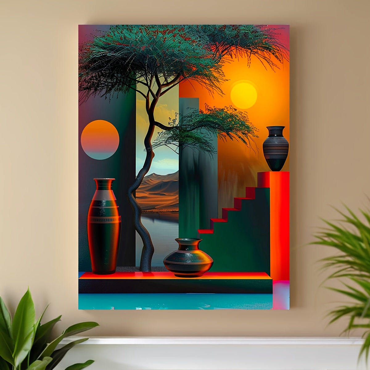 Home Office Room Inspiration - 2D Piatto, 1 pezzo di arte