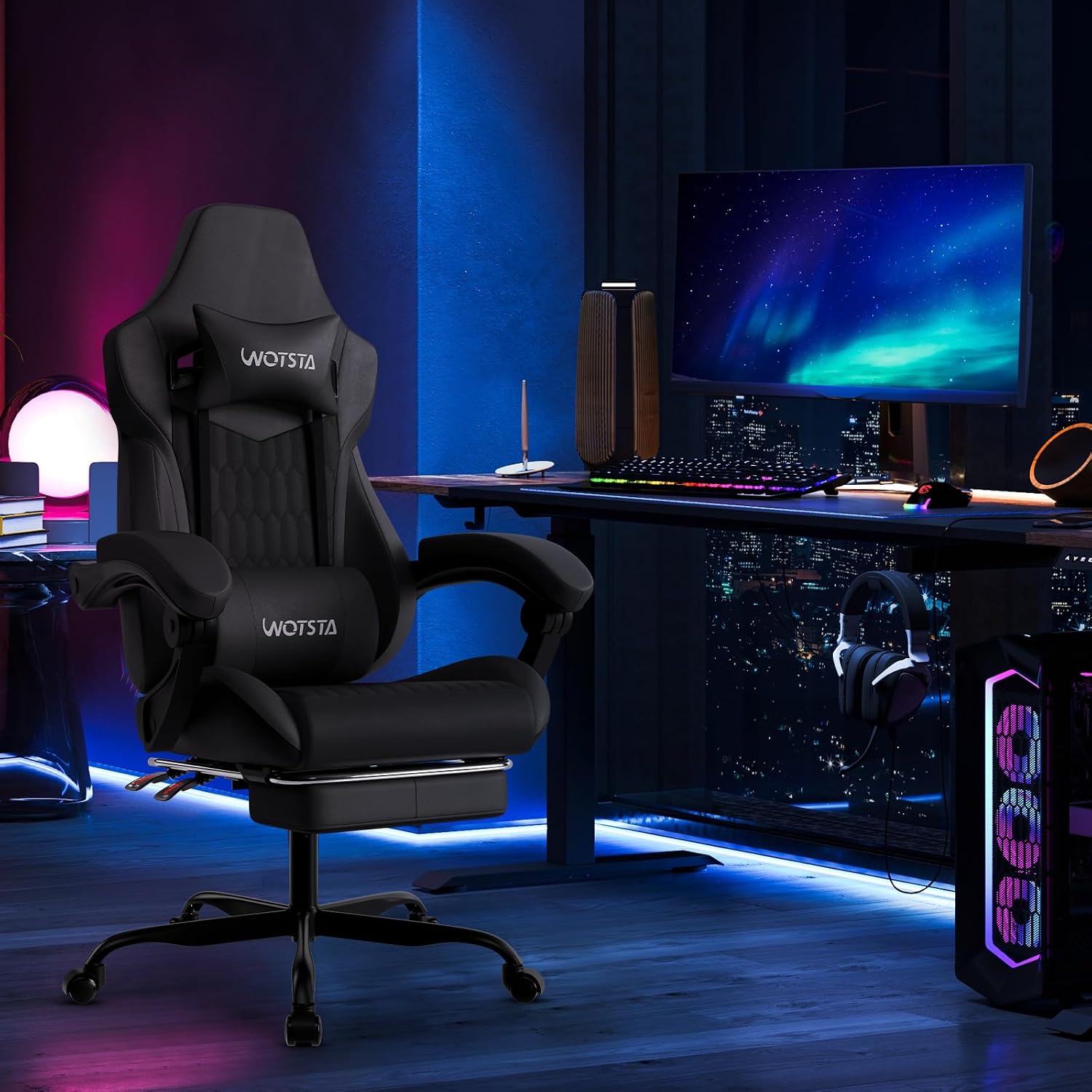 Sedia da gaming con poggiapied - Ergonomic Office Chair recensione e prezzo