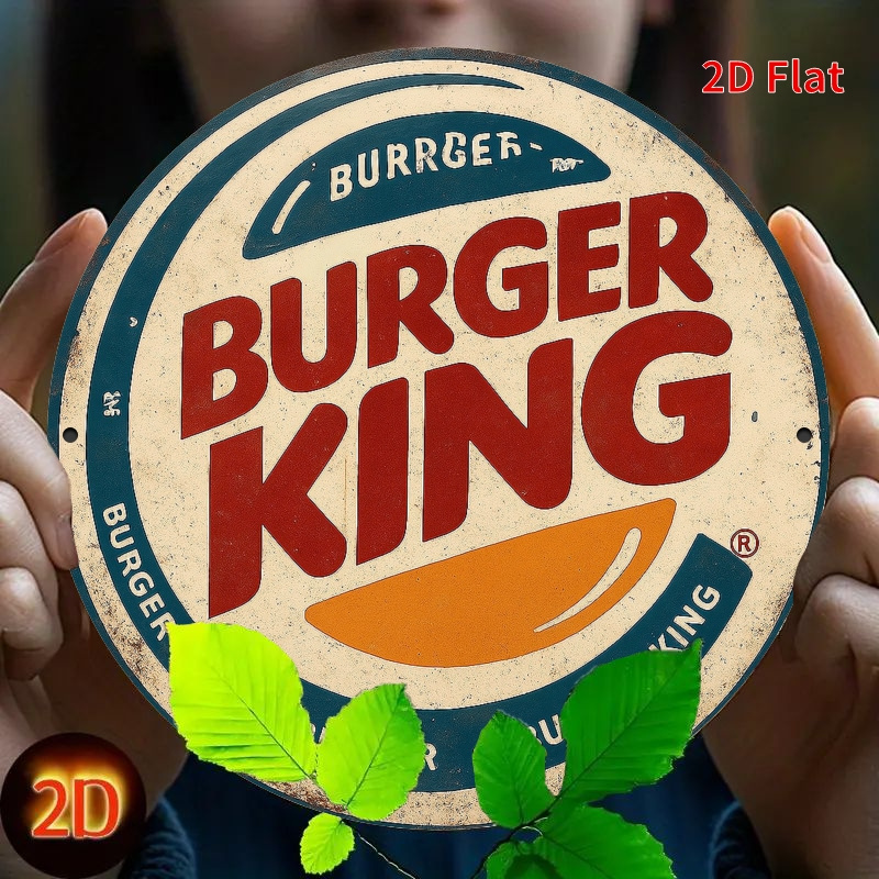 Burger King Logo retrò in legn - Home Office Logo recensione e prezzo