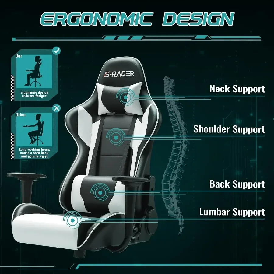 Sedia da gaming per ufficio, i - Ergonomic Office Chair recensione e prezzo