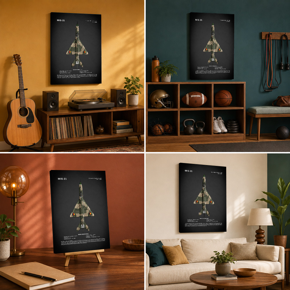 Galleria di aerei da combattim - Home Office Layout recensione e prezzo