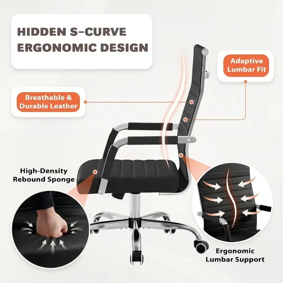 Sedia da ufficio in pelle sint - Ergonomic Office Chair recensione e prezzo