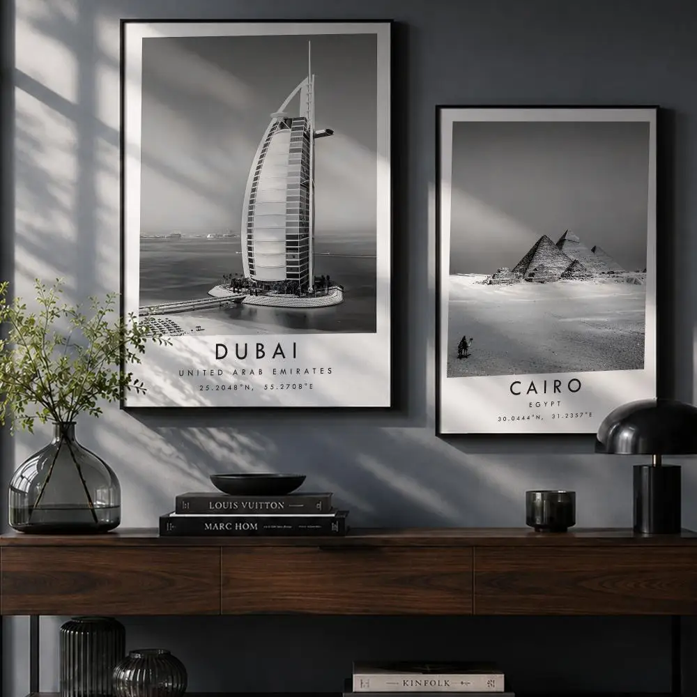 Poster da viaggio con immagini - Home Office Dubai recensione e prezzo