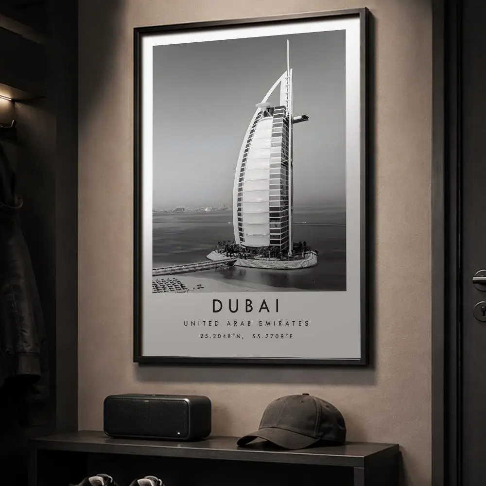 Poster da viaggio con immagini - Home Office Dubai recensione e prezzo